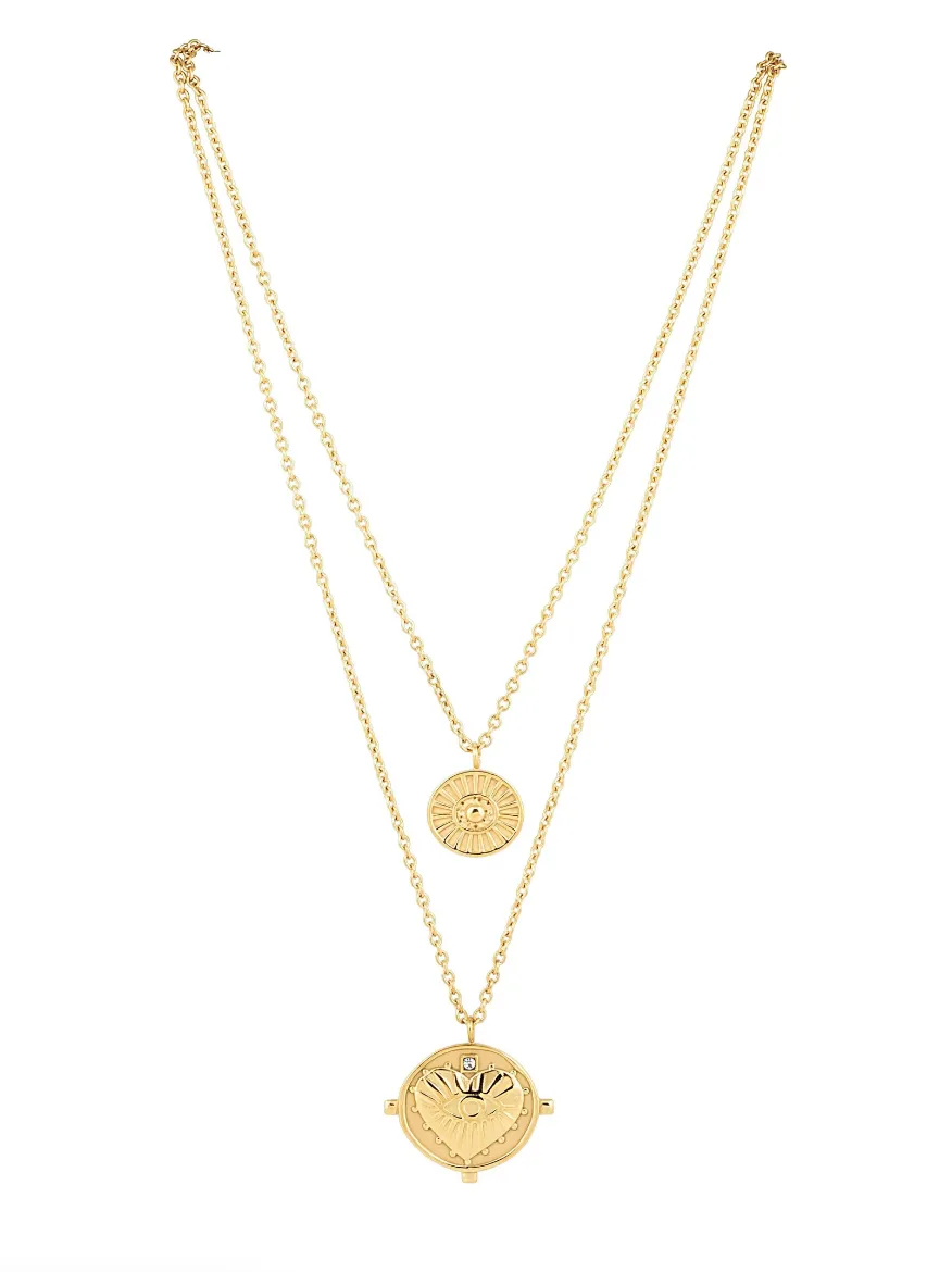 Gigi Double Coin Necklace