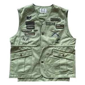 Gilet - Army Inspired - 100% Cotton