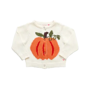 Girls Pia Pumpkin Sweater / Cream