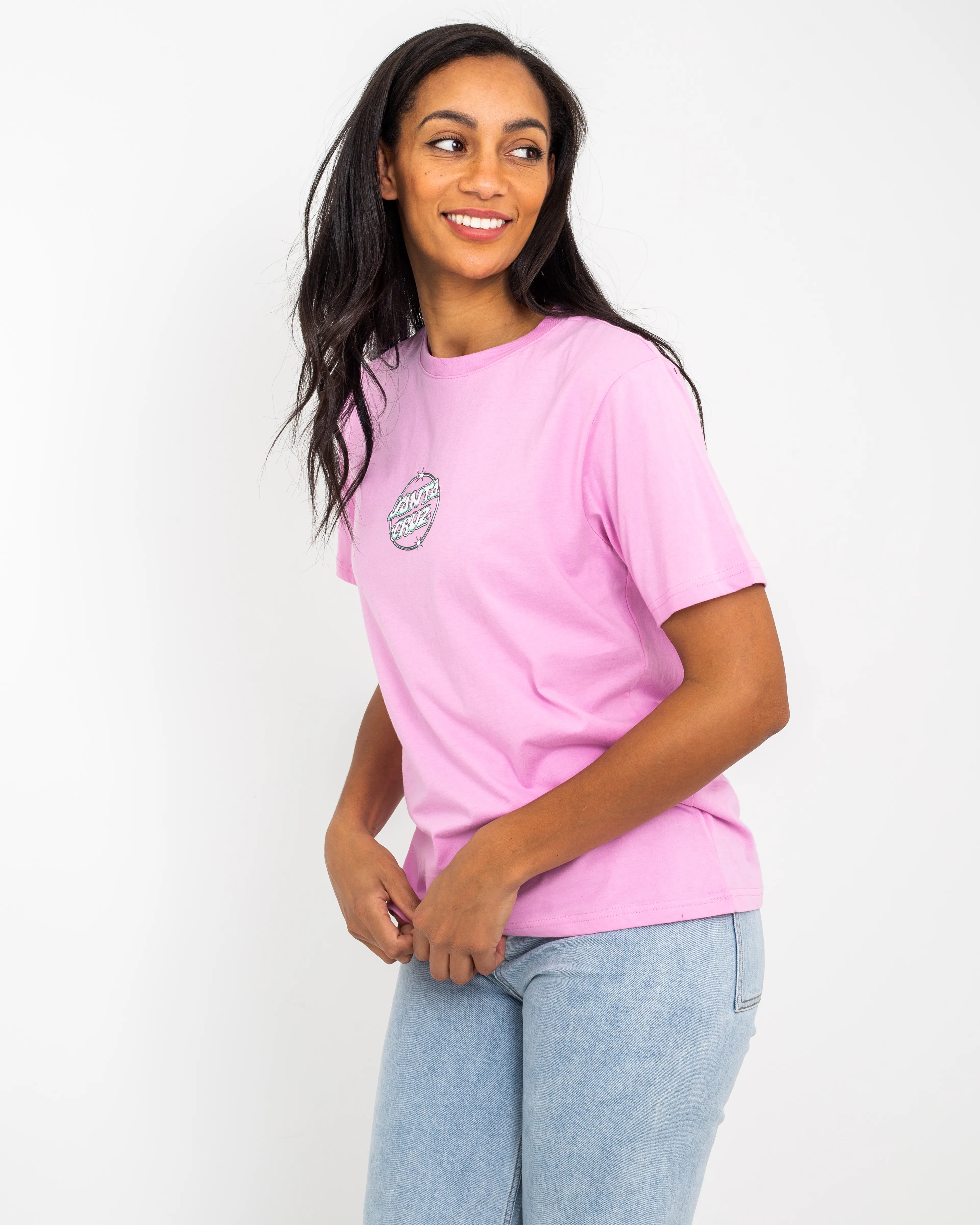 Glint T-Shirt in Fondant Pink