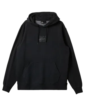 Graphic Mix Hoodie in Black