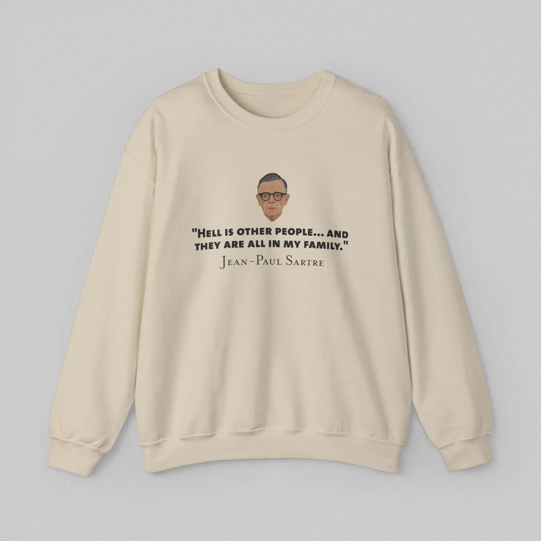 Hell is other people - Sartre Women's Sweatshirt