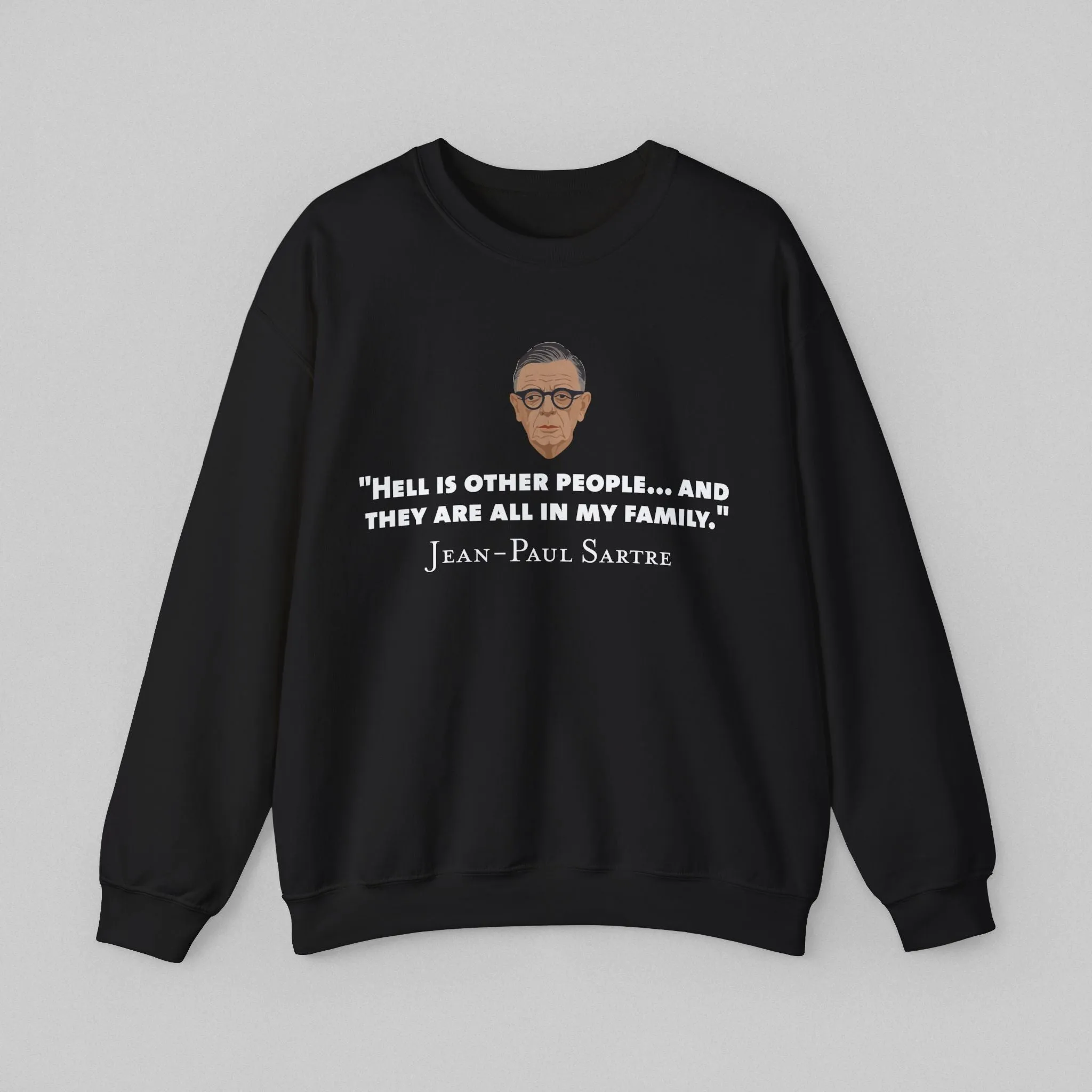 Hell is other people - Sartre Women's Sweatshirt