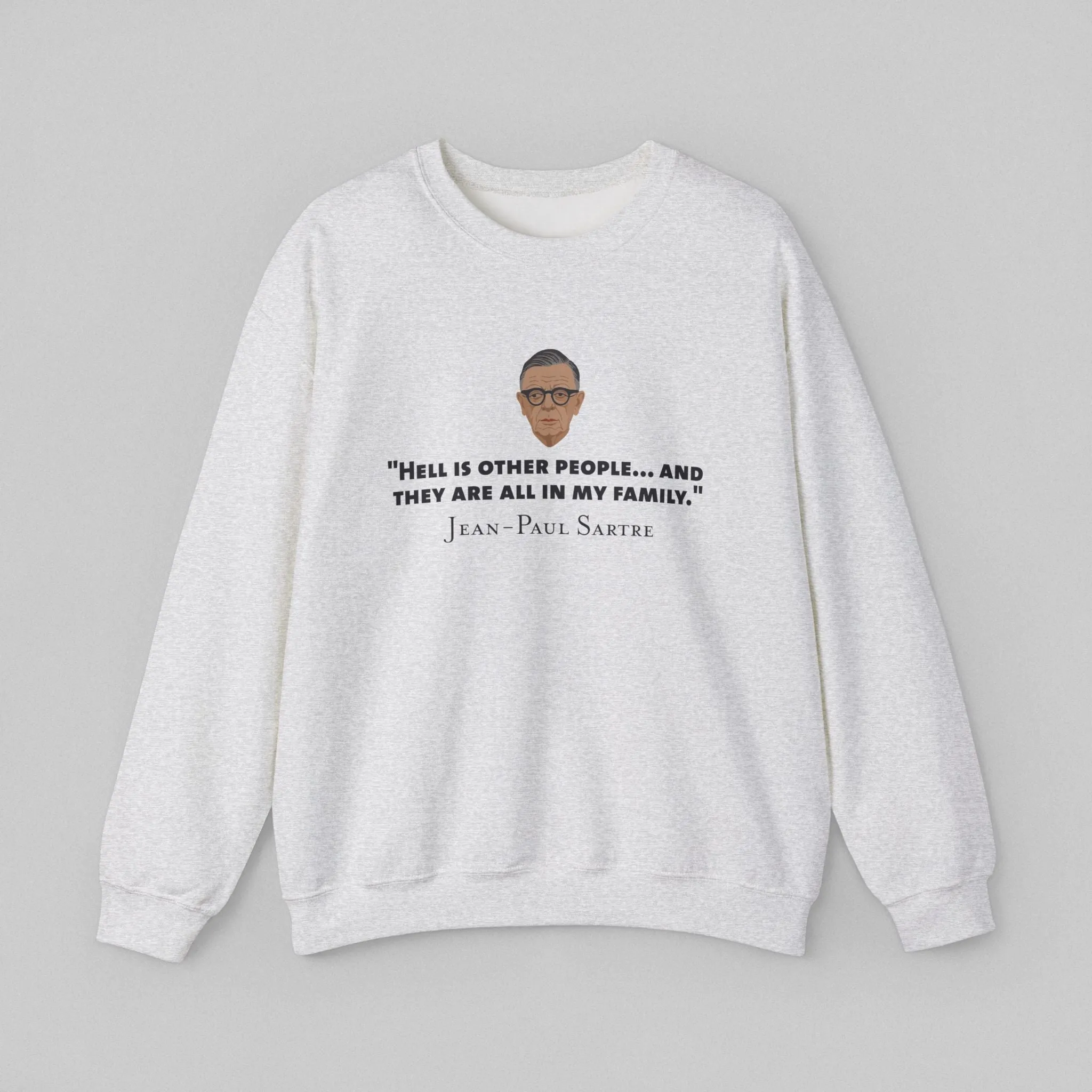 Hell is other people - Sartre Women's Sweatshirt