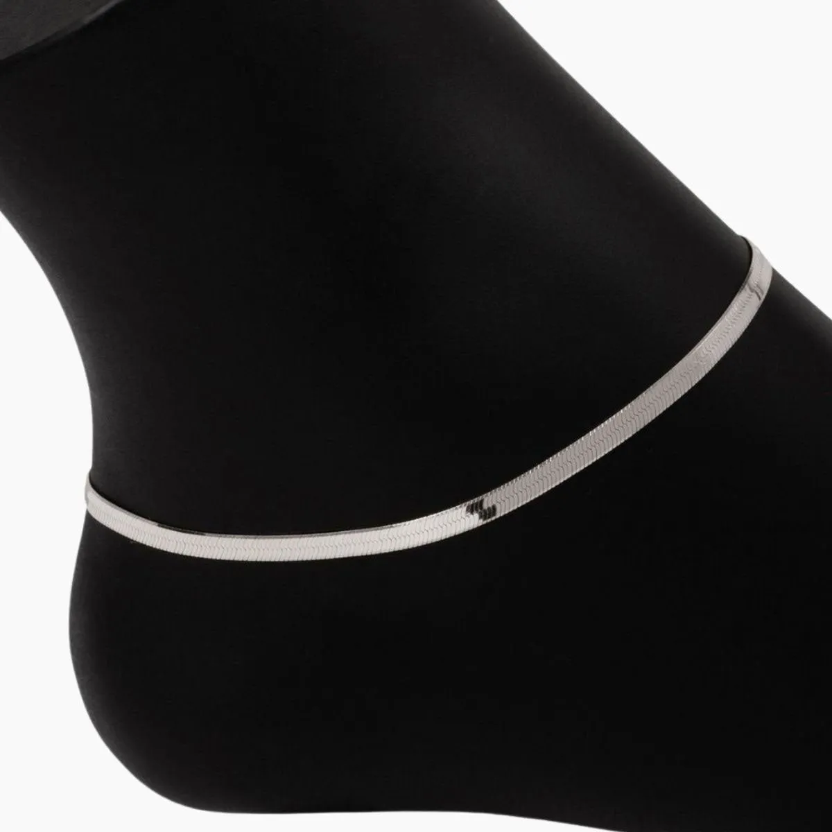 Hera Silver Layering Anklet Set