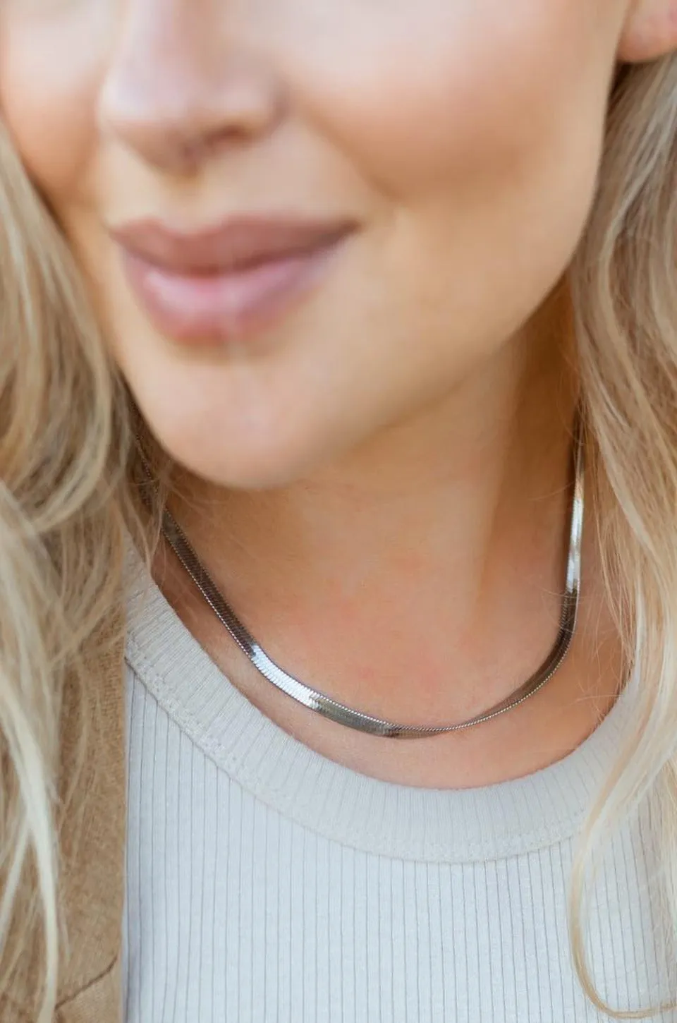 HERRINGBONE SILVER LAYERING