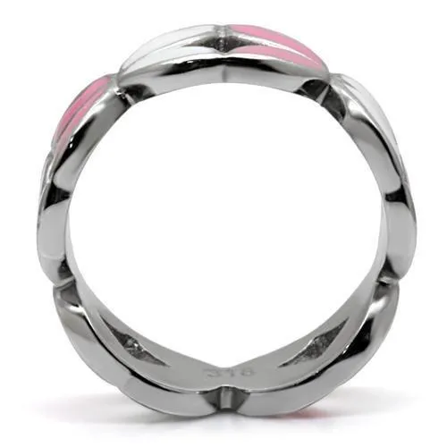 High polished (no plating) Stainless Steel Ring with No Stone for Women Style TK051