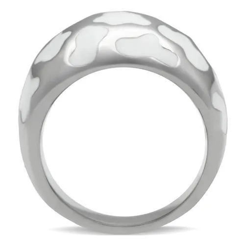 High polished (no plating) Stainless Steel Ring with No Stone for Women Style TK217