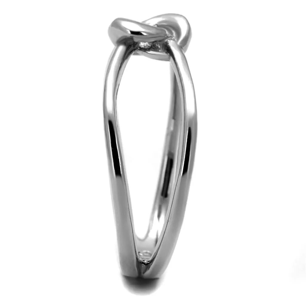 High polished (no plating) Stainless Steel Ring with No Stone for Women Style TK2262