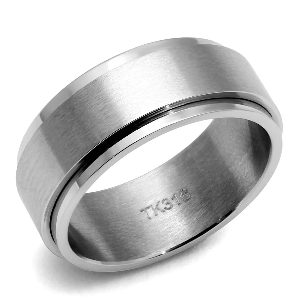 High polished (no plating) Stainless Steel Ring with No Stone for Women Style TK2919