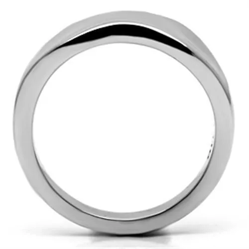 High polished (no plating) Stainless Steel Ring with No Stone for Women Style TK618