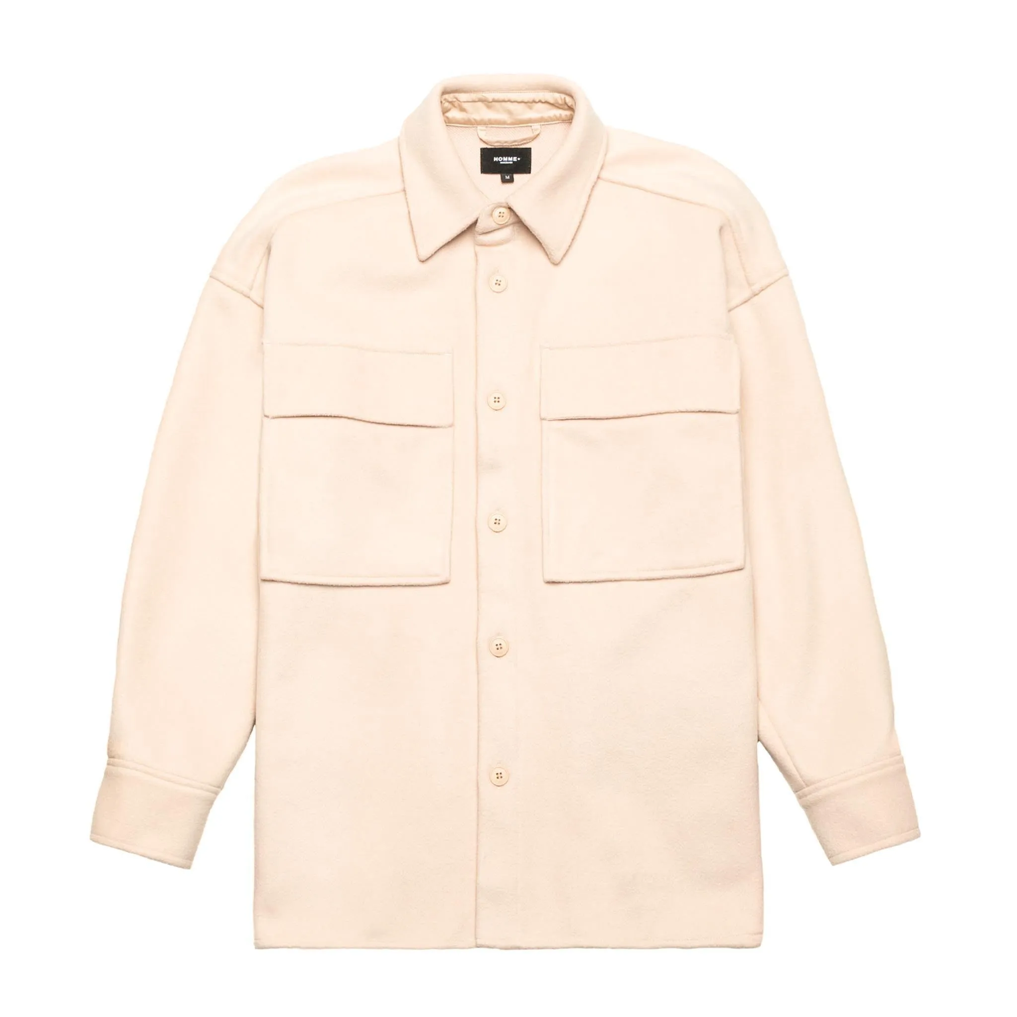 HOMME  Heavyweight Overshirt Beige