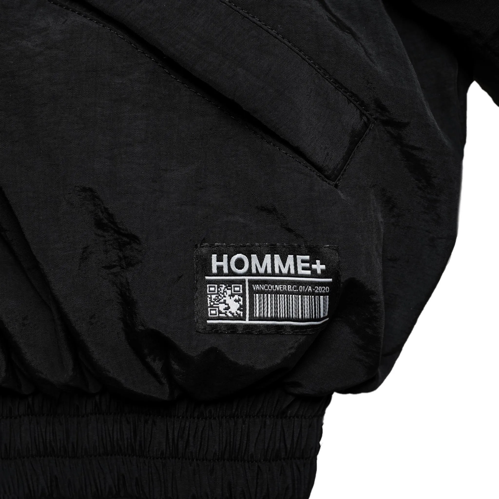 HOMME  Quilted Bomber Black