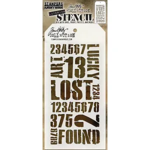 Industrial Layering Stencil | Tim Holtz