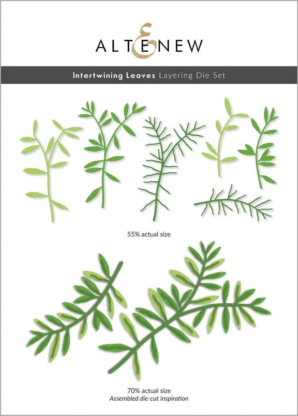 Intertwining Leaves Layering Die Set