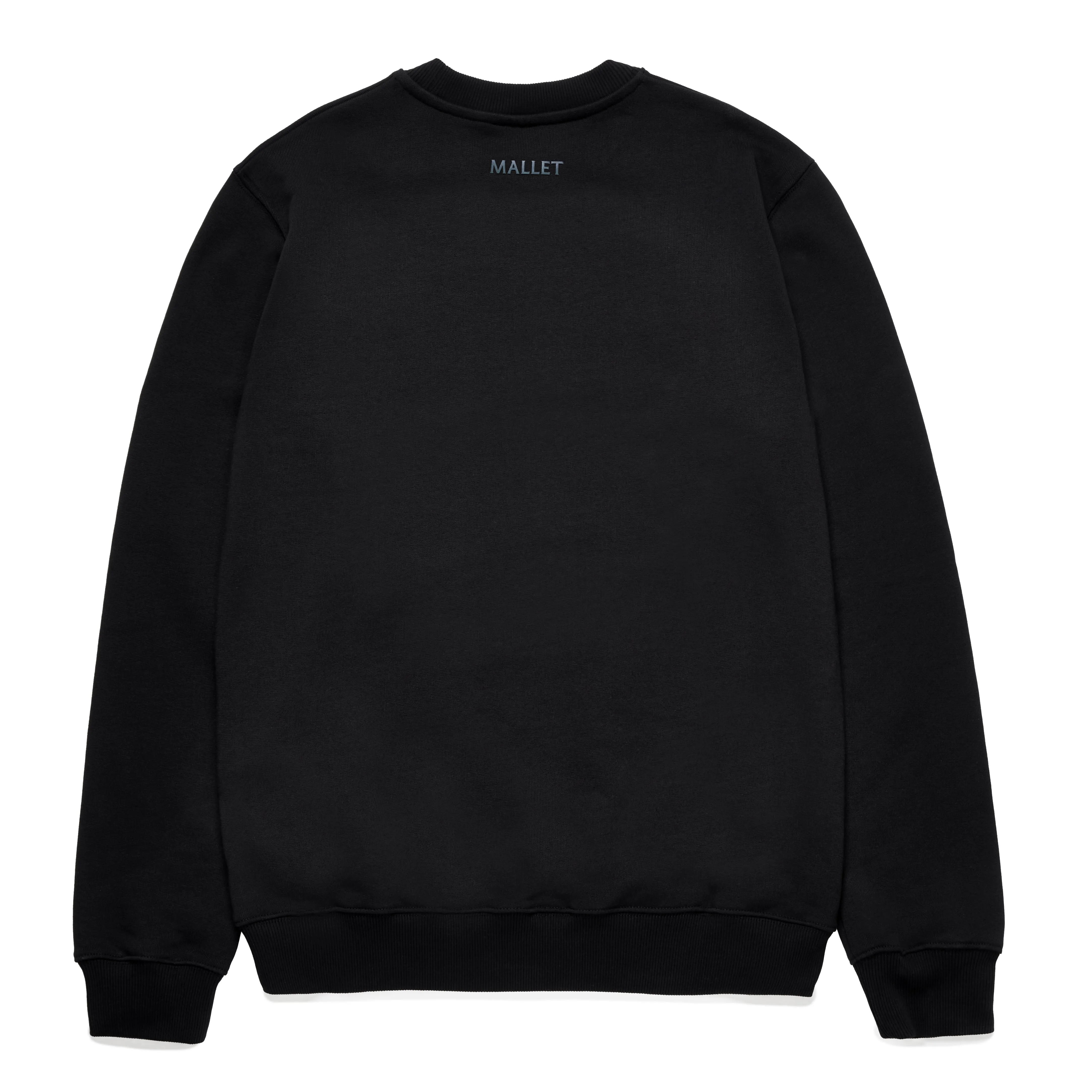 Iridescent Logo Crew Organic Black