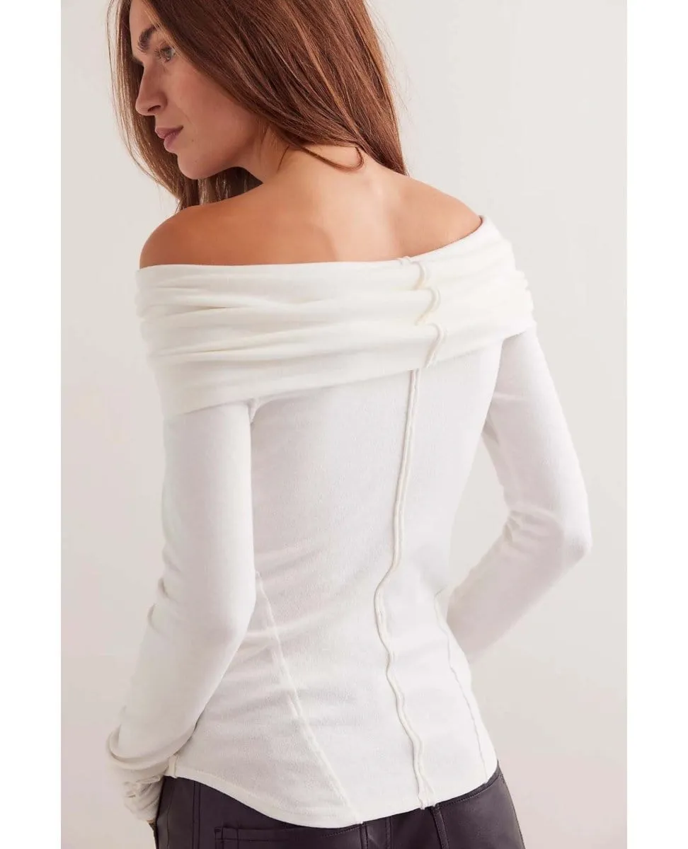 Iris Layering Top Ivory