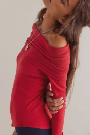 IRIS LAYERING TOP (RED)