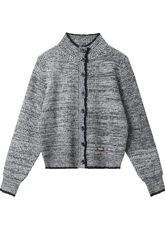 Ivyshape | Button-Down Sweater Cardigan Autumn Classic Knit