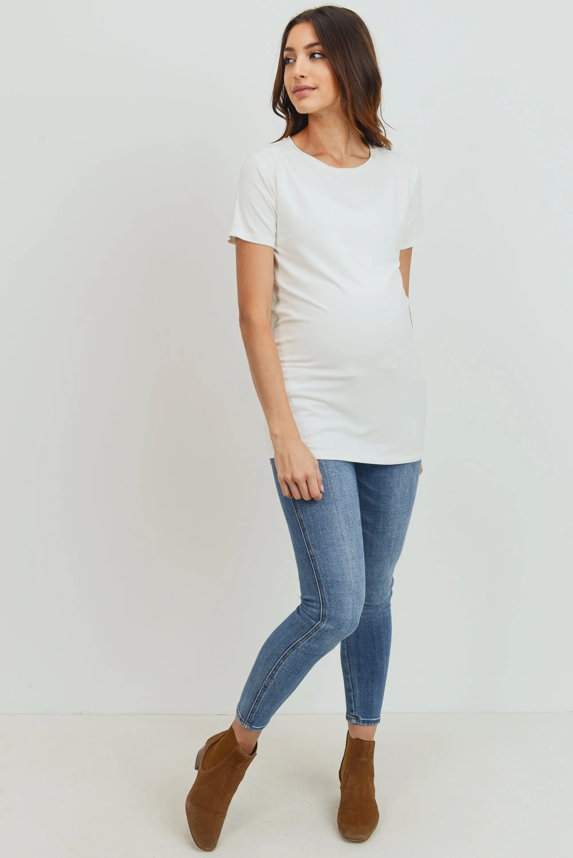 Jersey Scoop Neck Tee