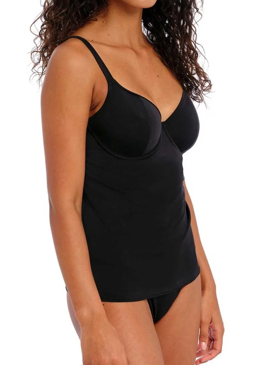 Jewel Cove Tankini - Plain Black