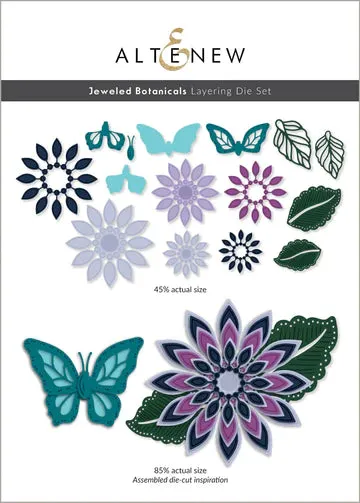 Jeweled Botanicals Layering Die Set