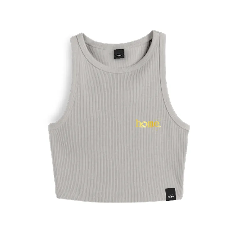 Kids Racer Vest Top- Light Grey