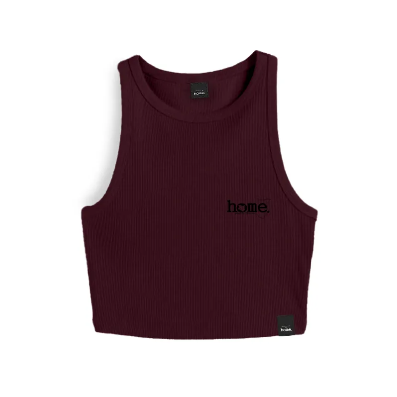 Kids Racer Vest Top- Maroon