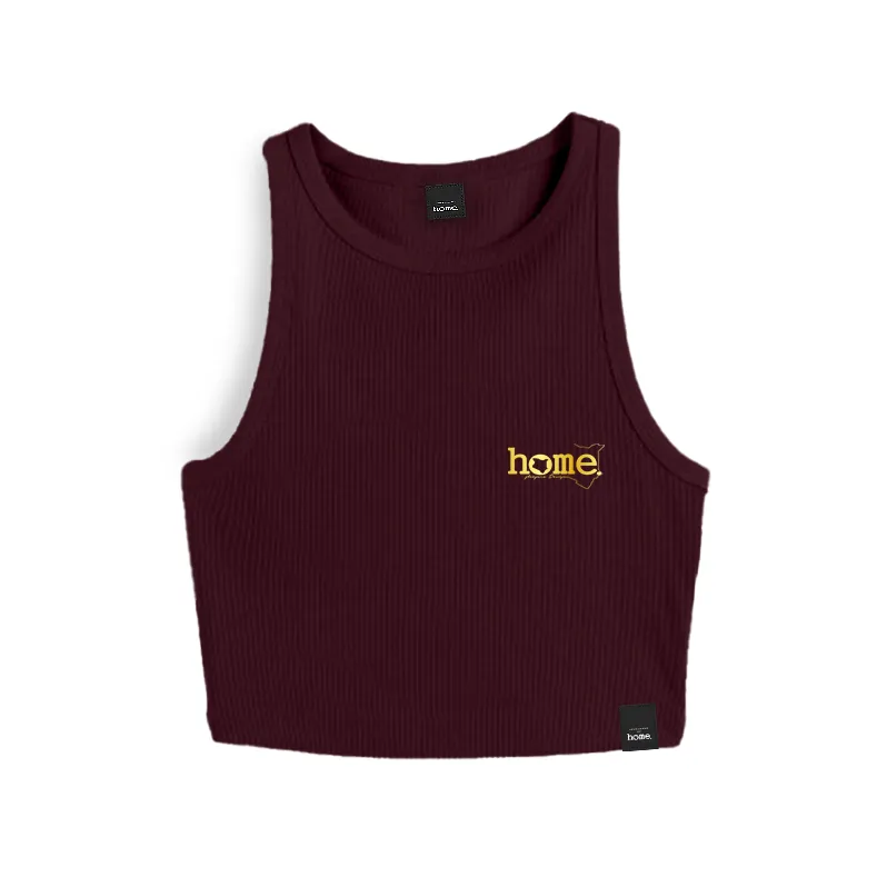 Kids Racer Vest Top- Maroon