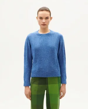 Layan Alpaca Wool Sweater Blue