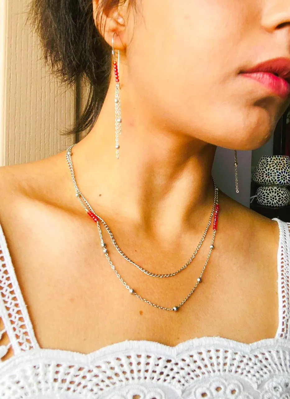 Layering chain necklace