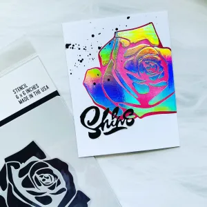 Layering Rose Stencil Set