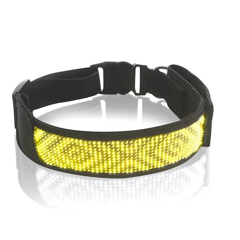 LED luminous pet collar