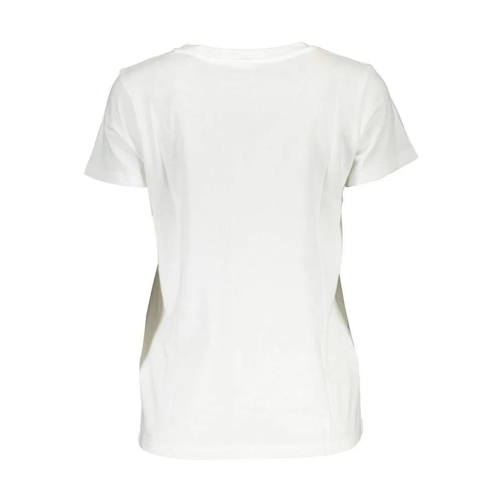 Levi's White Cotton Women T-Shirt