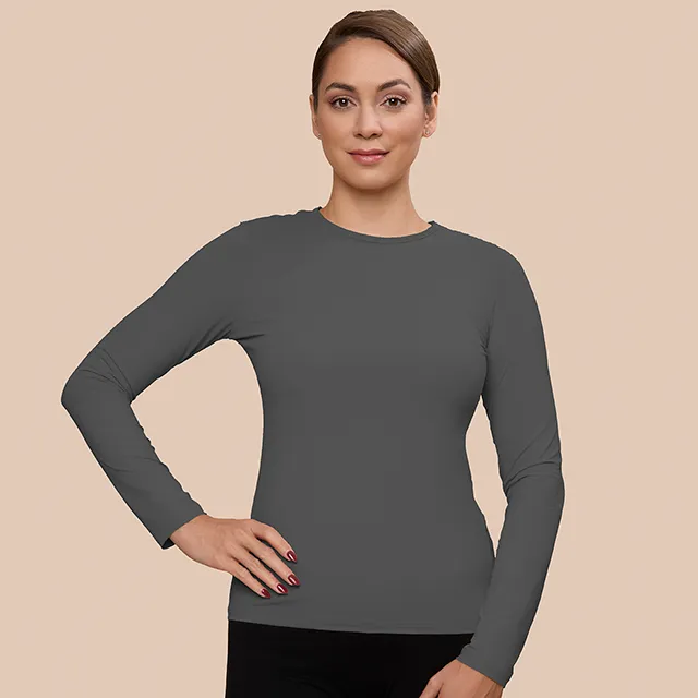 Long Sleeve Crew Neck Layering Top