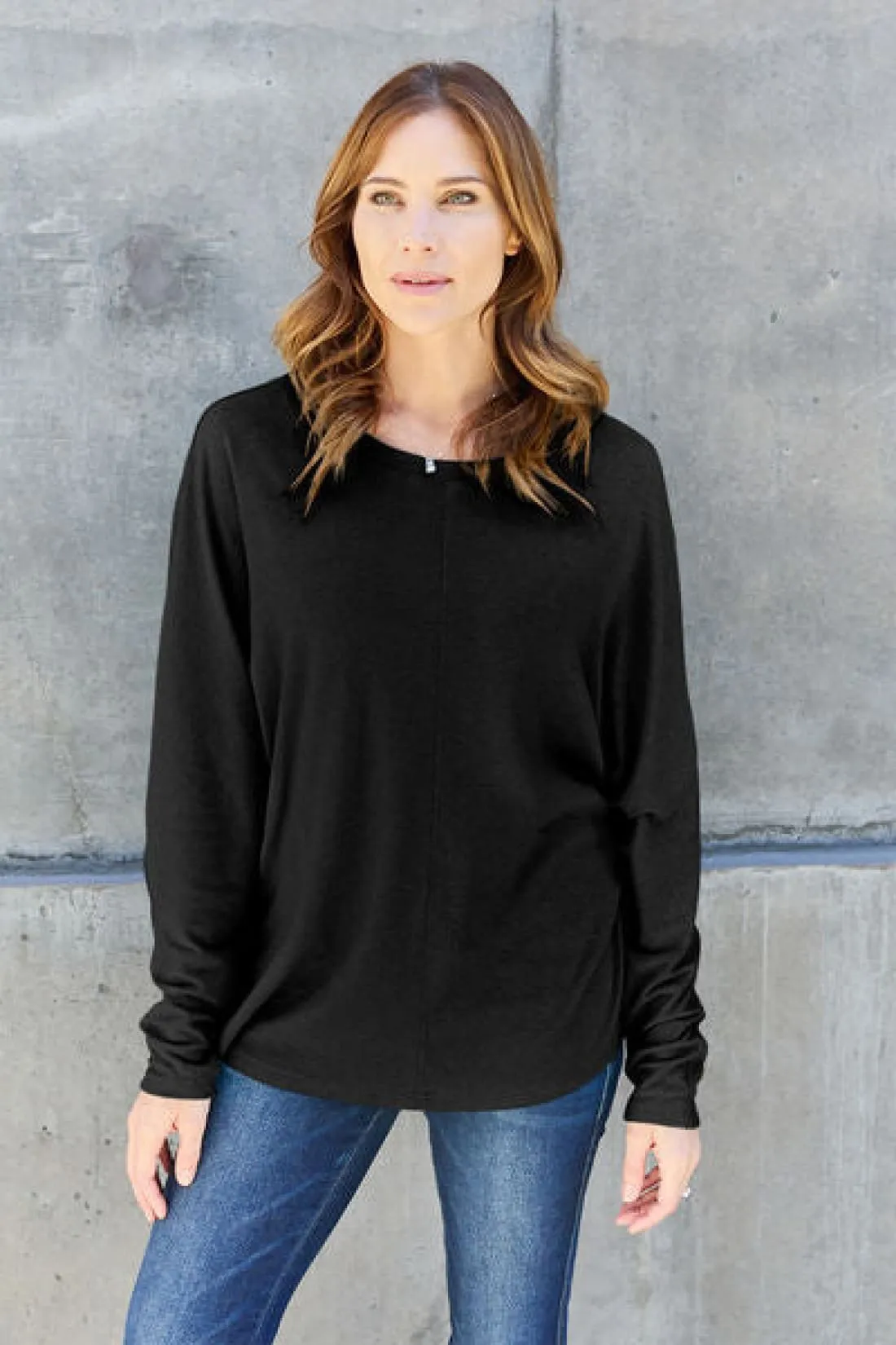 Long Sleeve Oversized Layering Tee