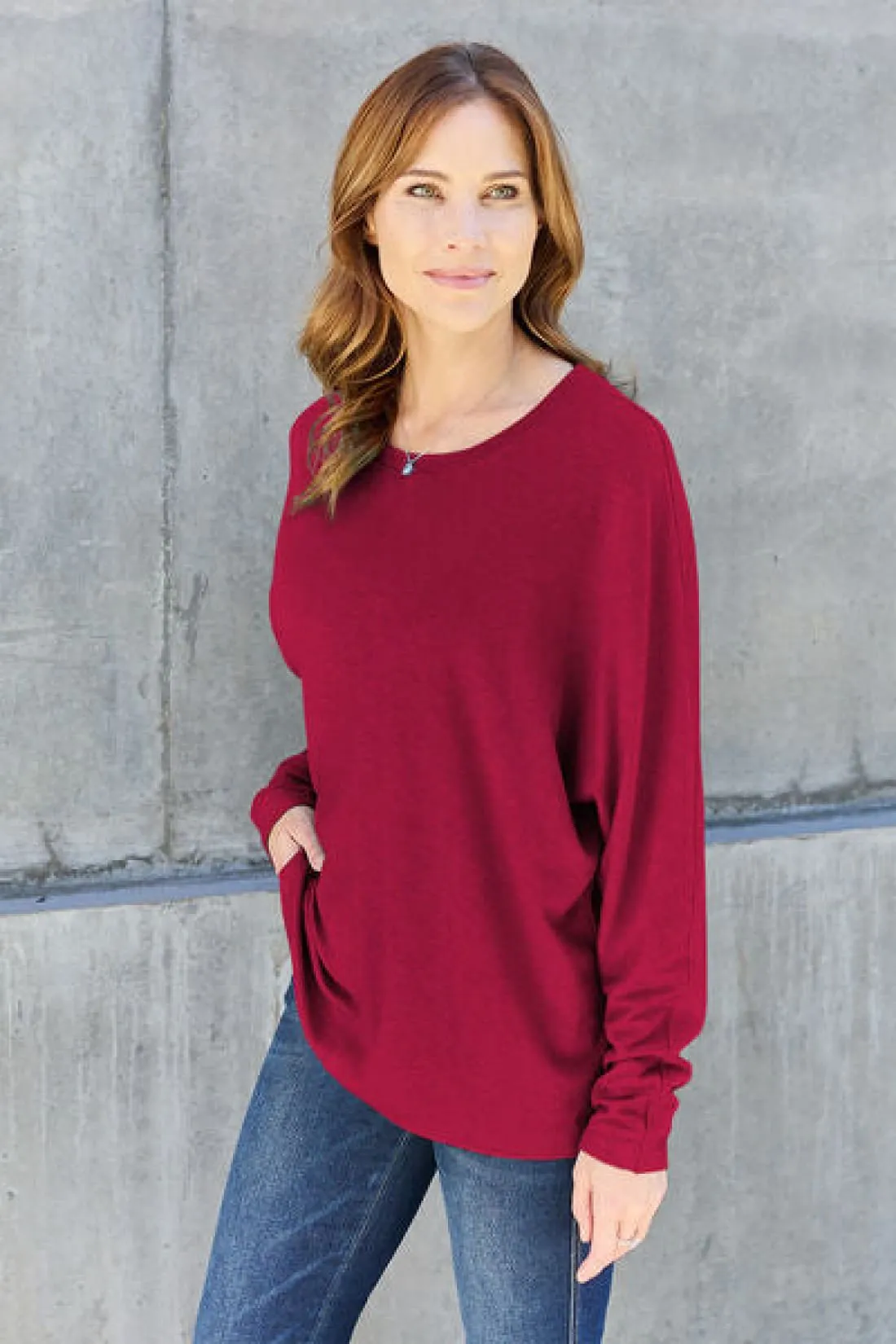 Long Sleeve Oversized Layering Tee