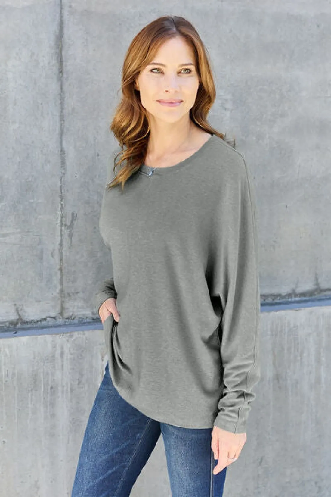 Long Sleeve Oversized Layering Tee