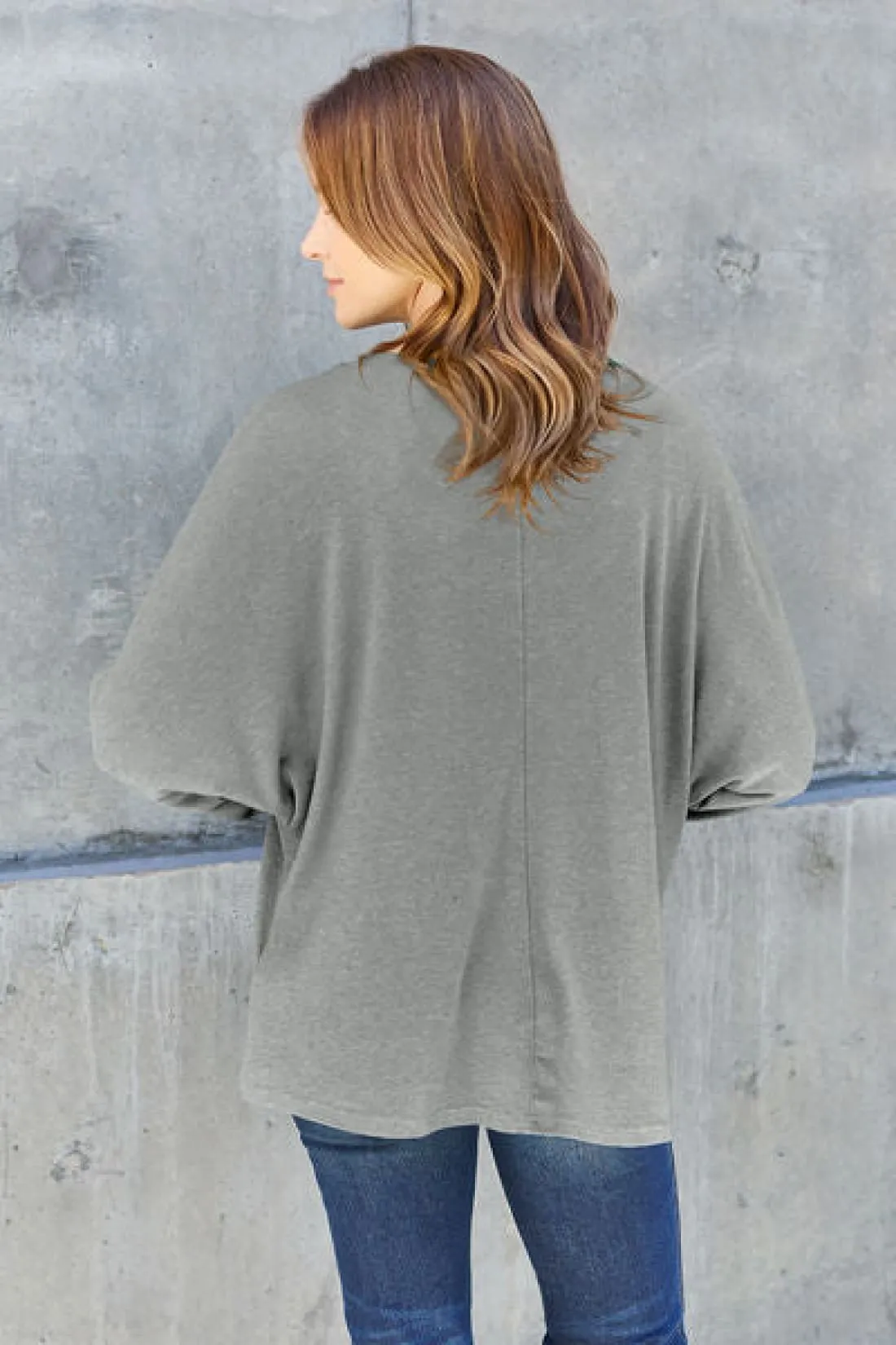 Long Sleeve Oversized Layering Tee