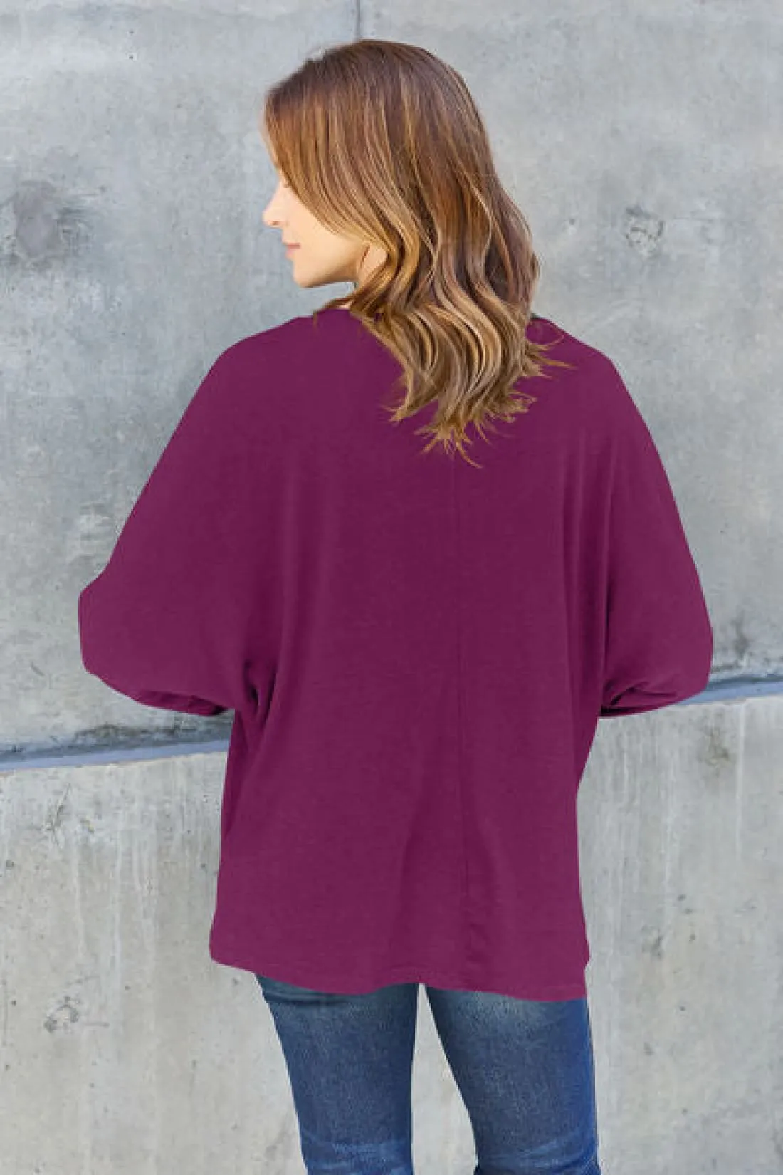 Long Sleeve Oversized Layering Tee