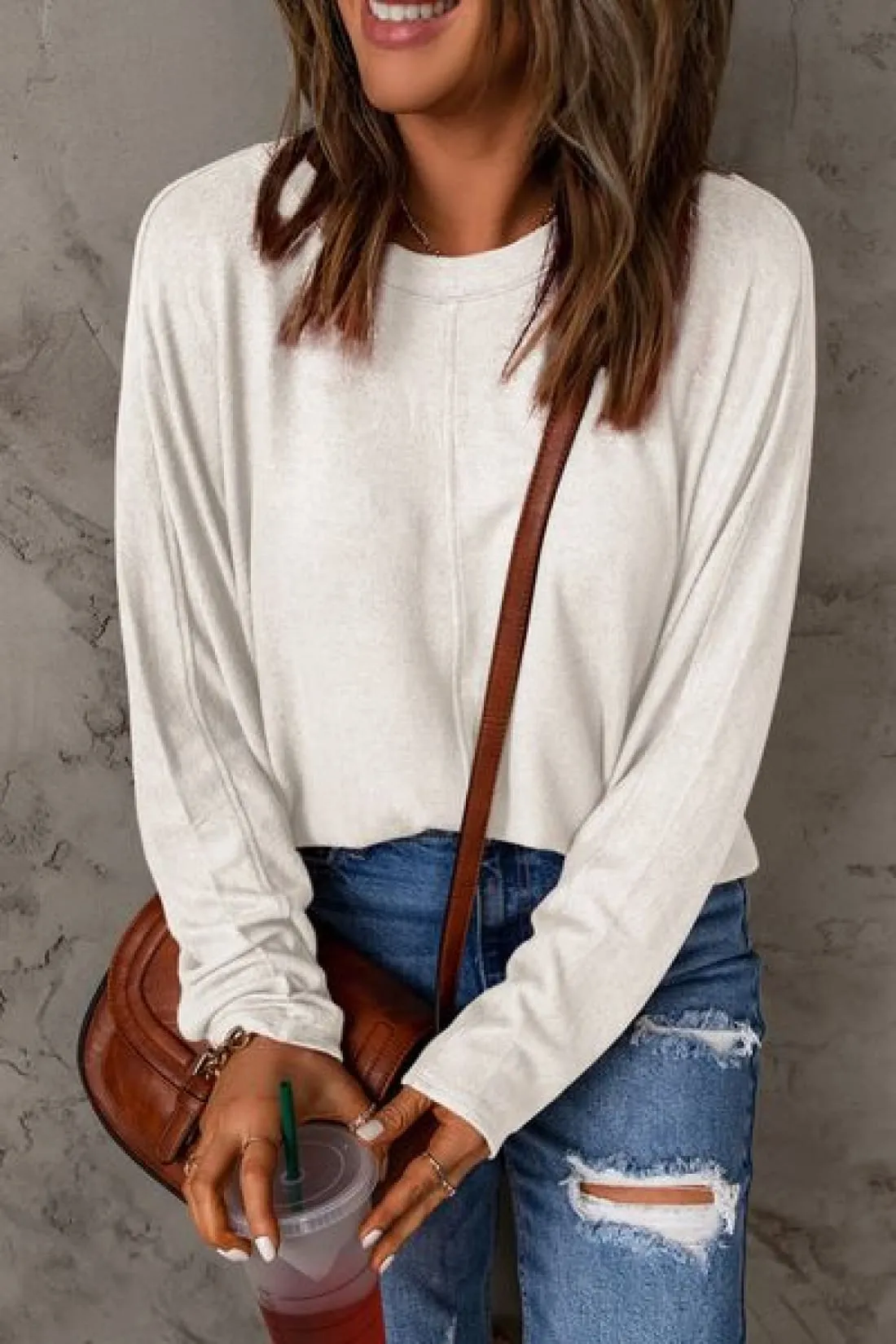 Long Sleeve Oversized Layering Tee