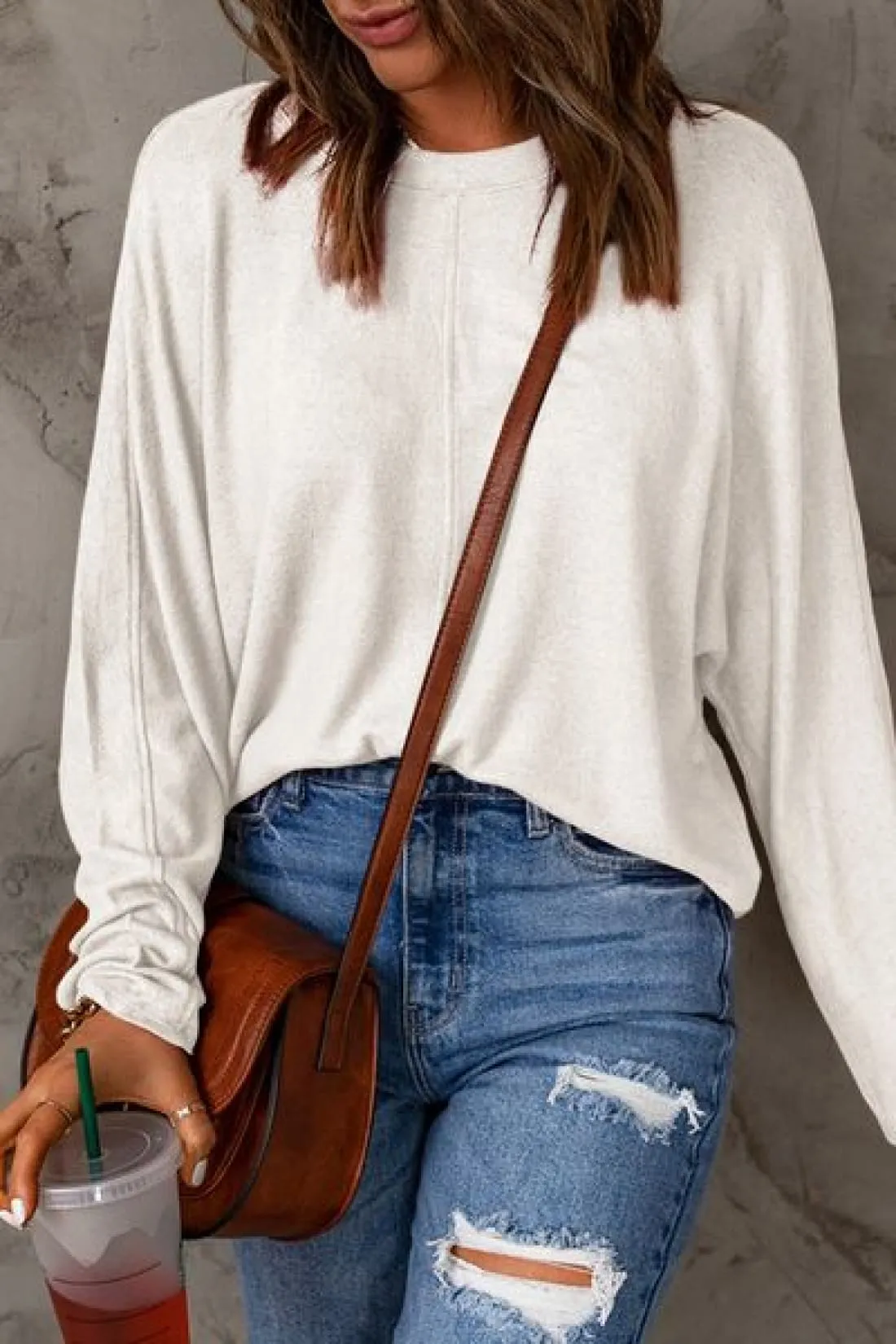 Long Sleeve Oversized Layering Tee