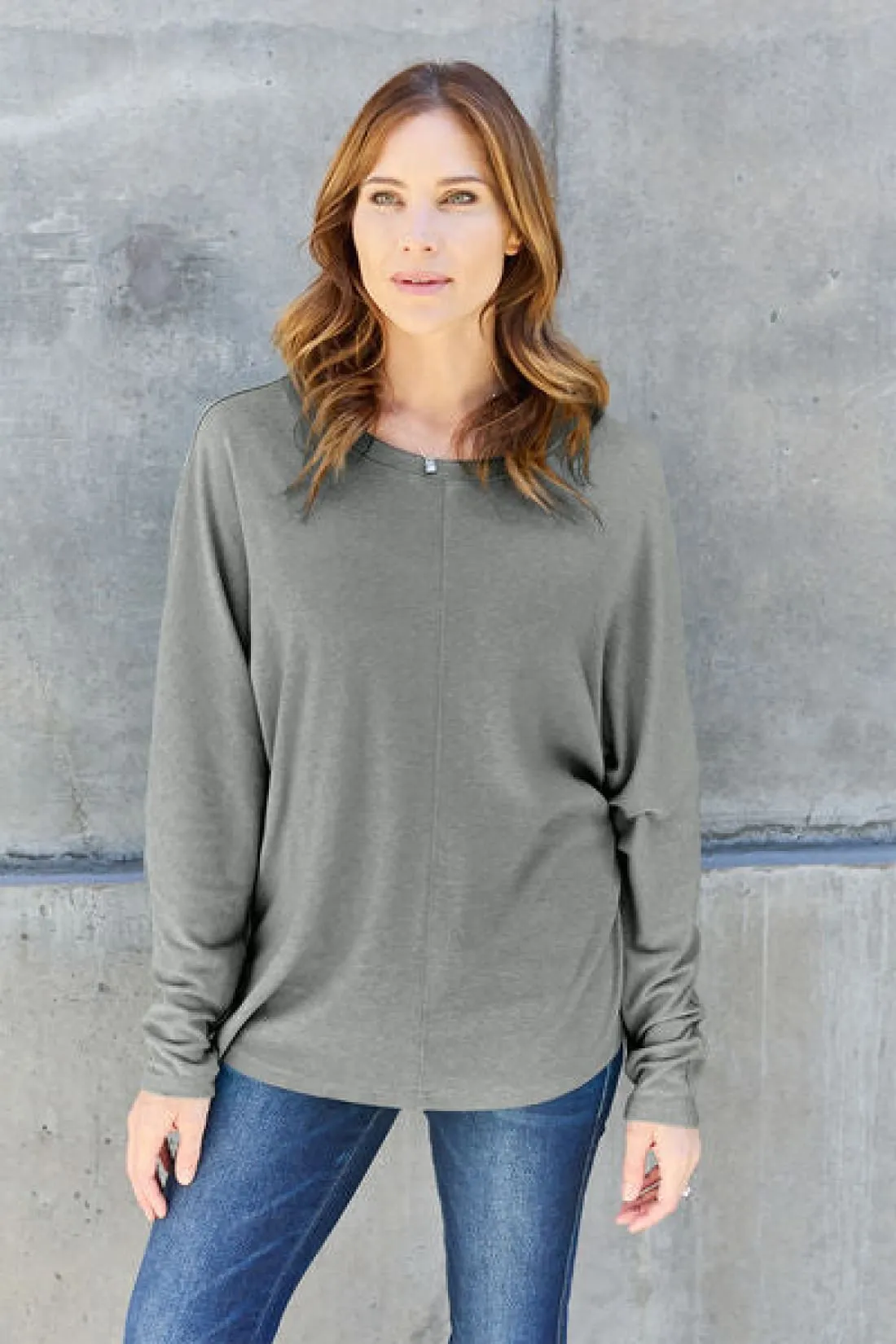 Long Sleeve Oversized Layering Tee