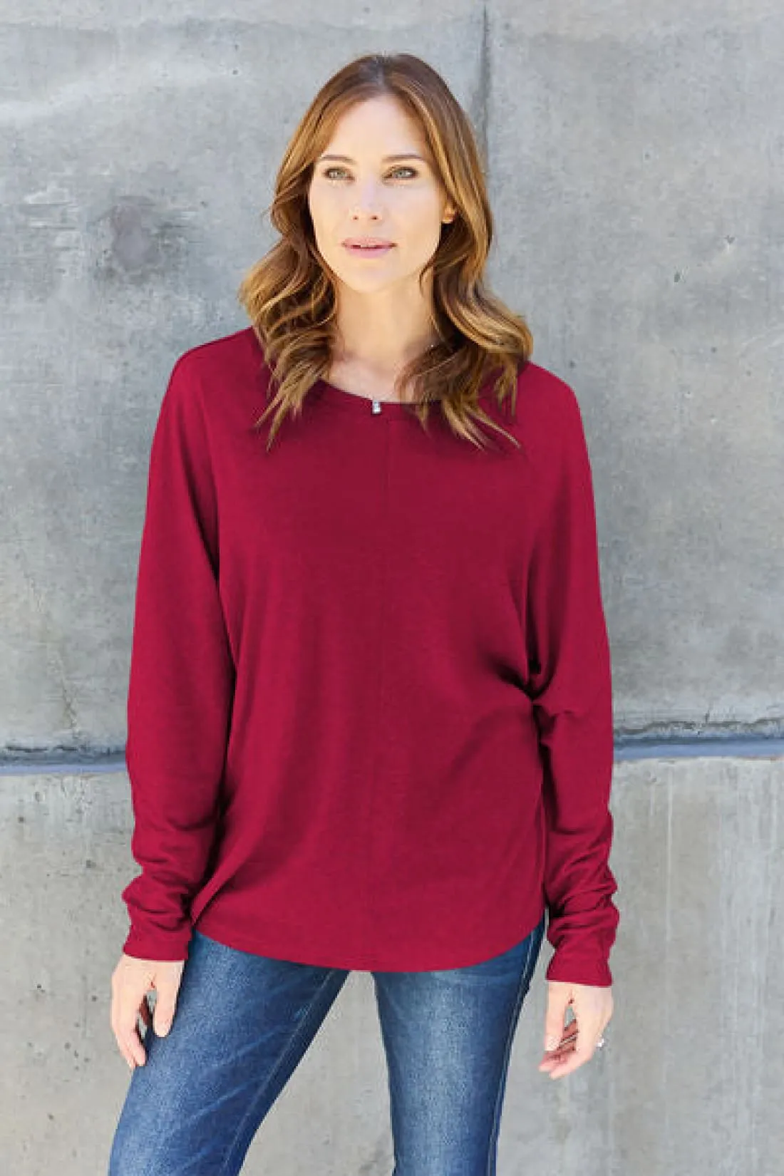 Long Sleeve Oversized Layering Tee