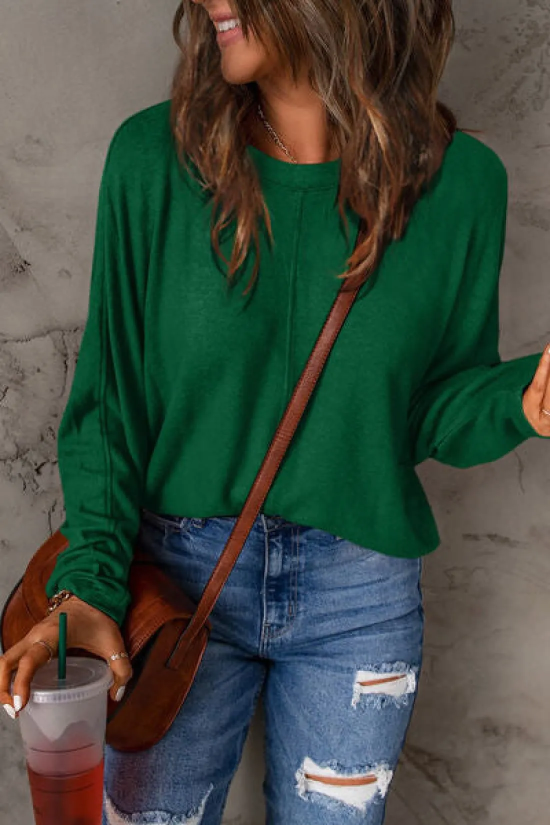 Long Sleeve Oversized Layering Tee