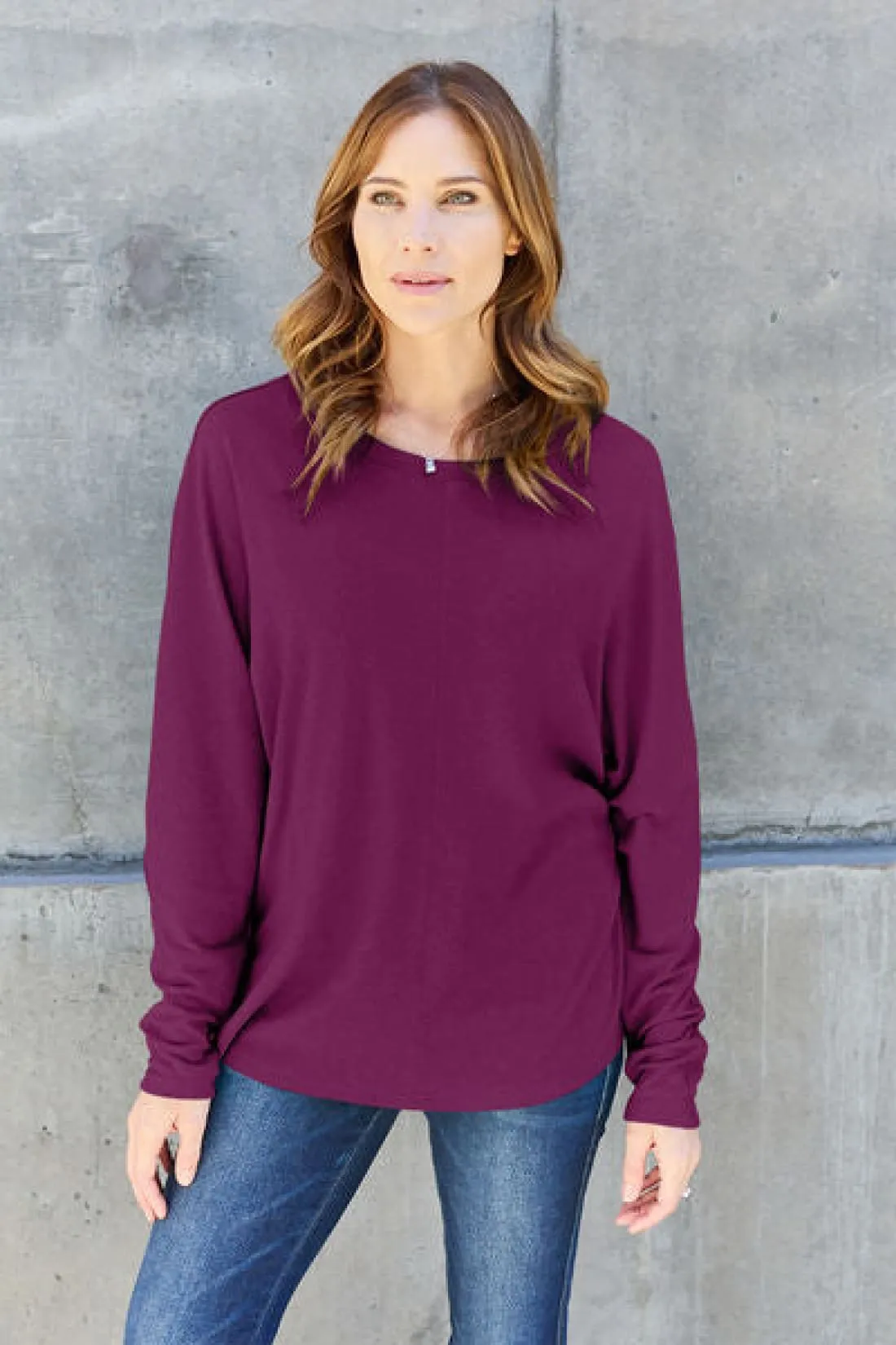 Long Sleeve Oversized Layering Tee