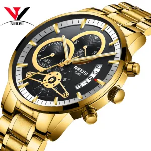 Luxury Sports Quartz Water Resistant Watches