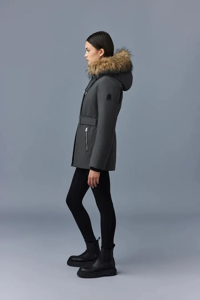 MACKAGE JENI-F - Down Parka With Removable Bib And Natural Fur