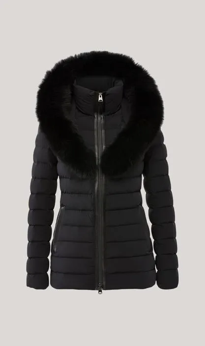 MACKAGE KADALINA-BX - Down Jacket With Signature Blue Fox Fur Collar