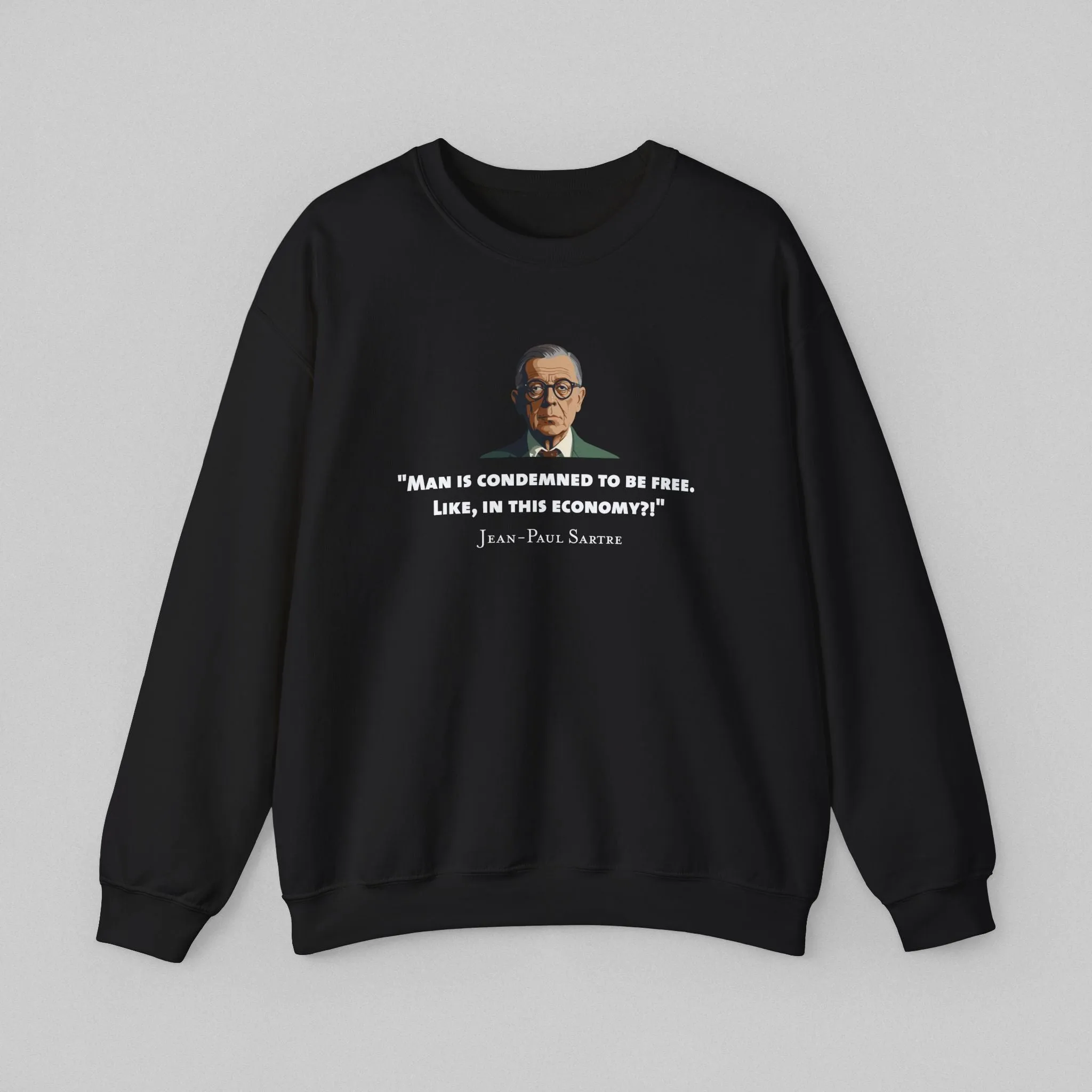 Man condemned - Sartre Women's Sweatshirt